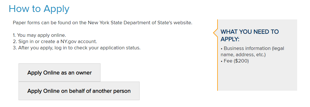 NY-how to apply