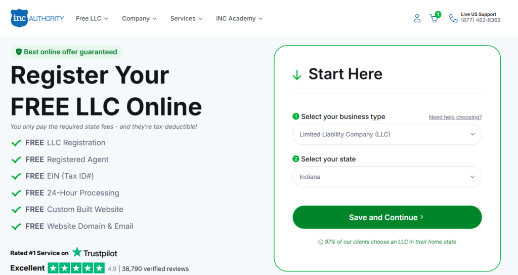 inc authority llc formation